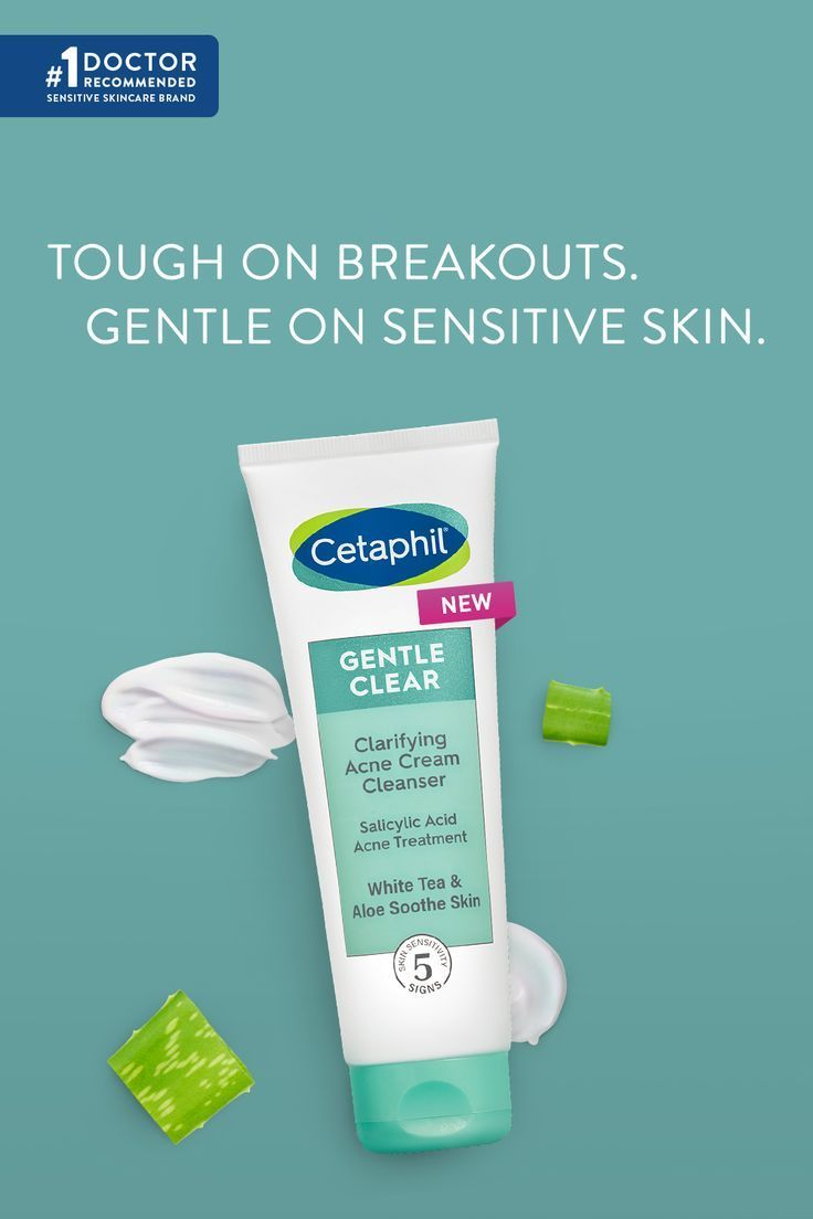 Cetaphil Gentle Clear Clarifying Acne Cream Cleanser