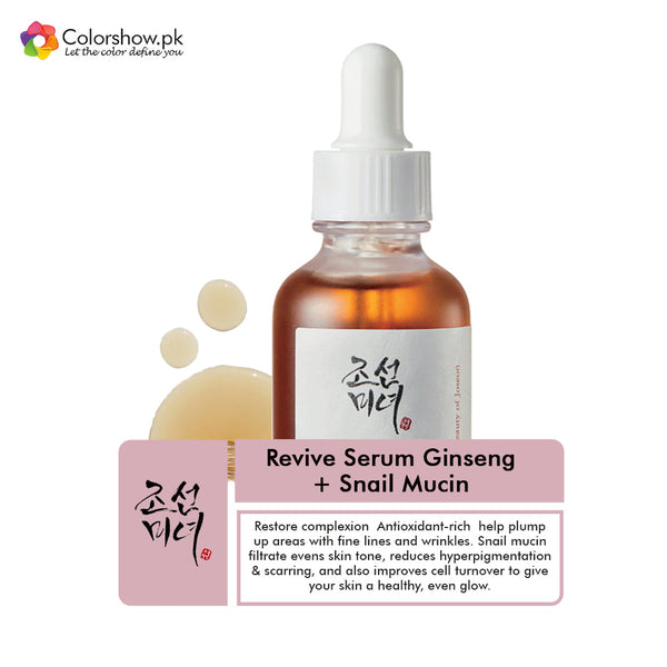 BEAUTY OF JOSEON Revive Serum Ginseng + Snail Mucin
