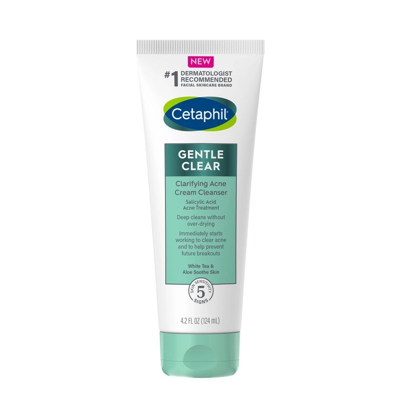 Cetaphil Gentle Clear Clarifying Acne Cream Cleanser